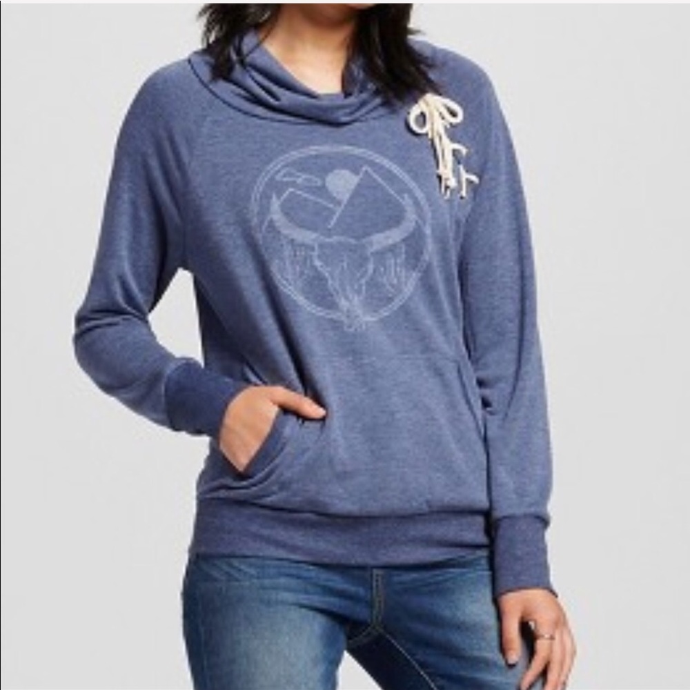 Blue Southwest Design Sweatshirt